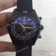 Copy Breitling Chronomat B01 Black Case Leather Strap 46mm Watch (2)_th.jpg
